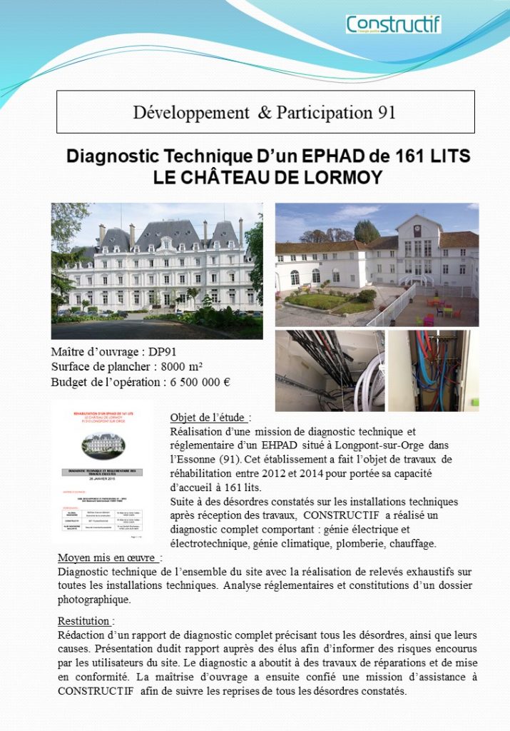 EHPAD Chateau de LORMOY